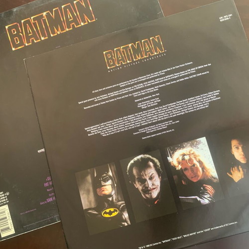 Batman Motion Picture Soundtrack Vinyl LP used, pop