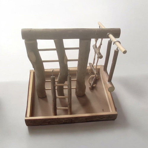 Wooden playground new for small birds Trixie