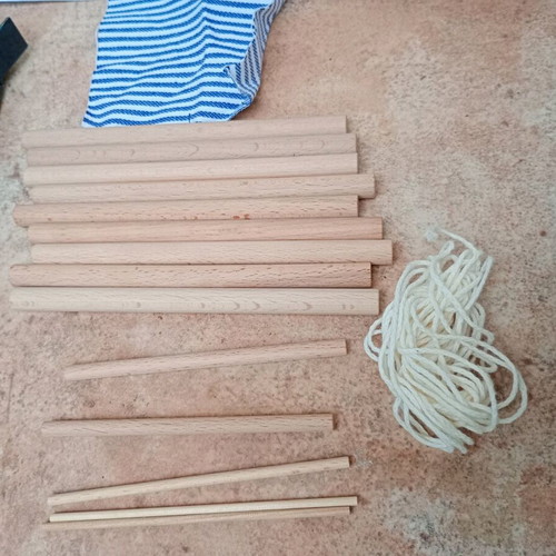 Wooden Raft Kit like new, complete set