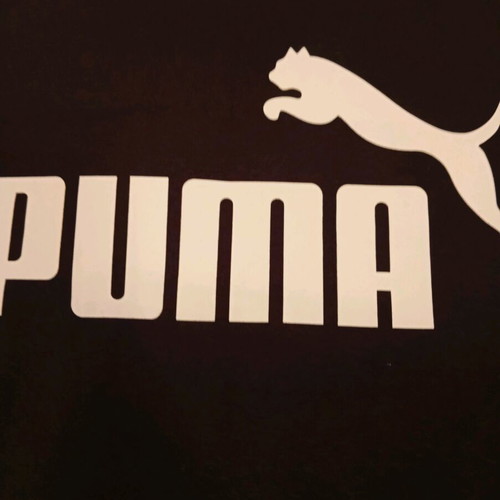Puma short-sleeve shirt like new, black and white, size S