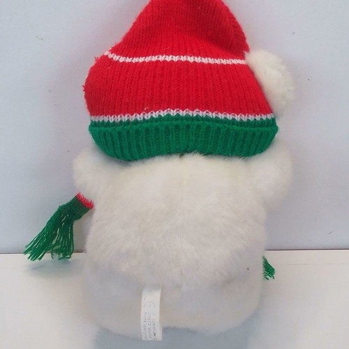Vintage plush Christmas bear Kinder used