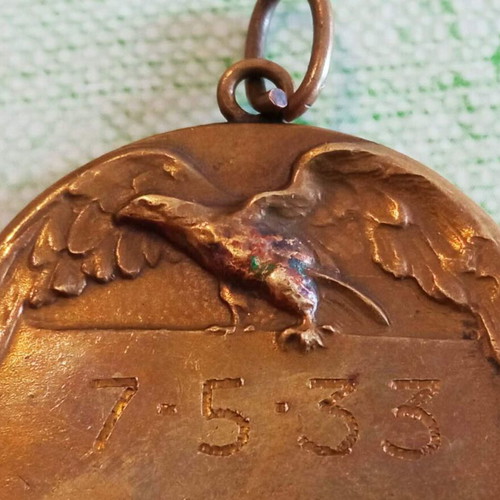Medal 1933 of the National Combatants Association Italy like new