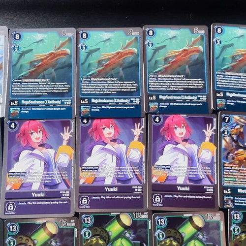 Digimon TCG 17 Rare Foil Cards New