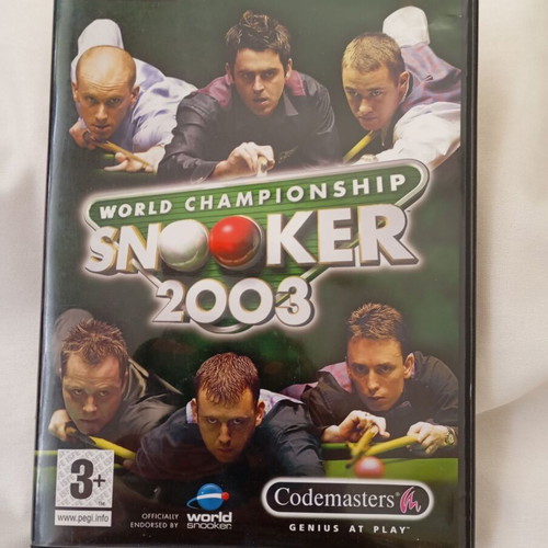 World Championship Snooker 2003 PC game used, Codemasters