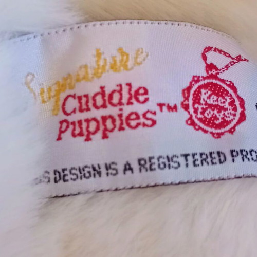 Signature Cuddle Puppy Pomeranian and Bula Cat plush toys like new