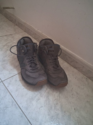 New Balance 574 Grey Suede Men's Boots Like New EU 47.5