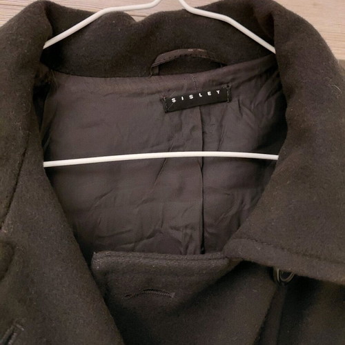 Sisley dark gray coat like new size M