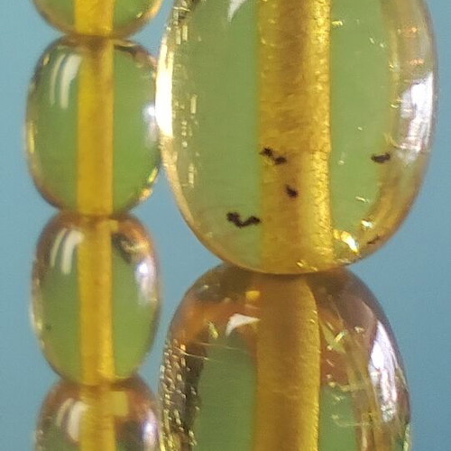 Komboloi with Natural Latin American Amber and Inclusions, Mint Condition