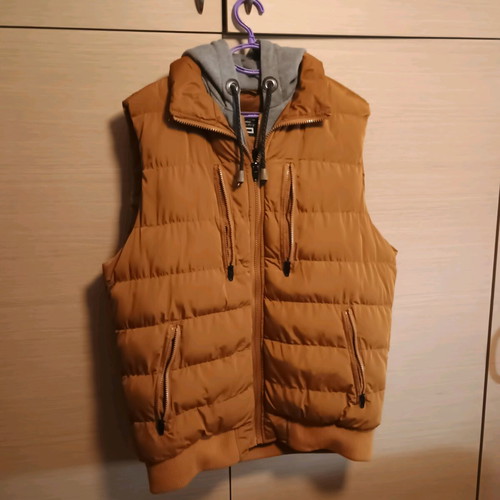 Inspire men's sleeveless jacket XXL like new, yellow-gold