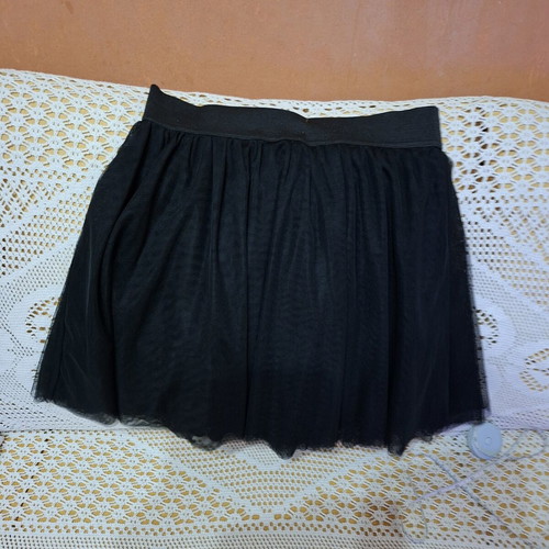 Stradivarius Black Tulle Skirt Medium Like New