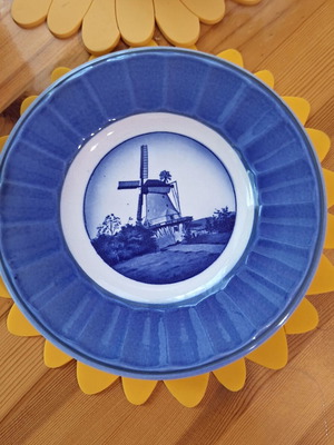 Royal Copenhagen collector wall plate new, windmill in Dybbøl Denmark