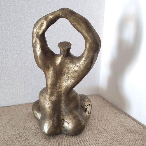 Bronze female body micro sculpture used, M. Giannakopoulou