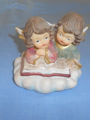 Ceramic angel figurine used