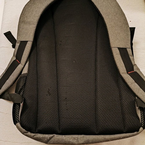 Backpack with laptop compartment new in gray color
