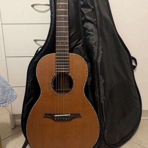 Bromo BAR6 Parlor acoustic guitar like new with LR Baggs Anthem