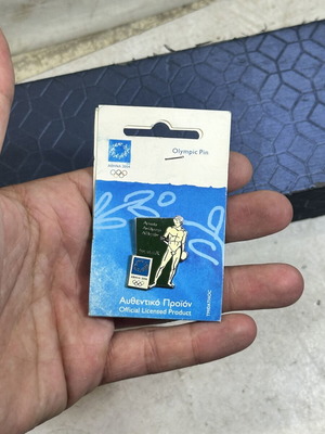 Olympic Pin Athens 2004 used, Ancient Athlete design