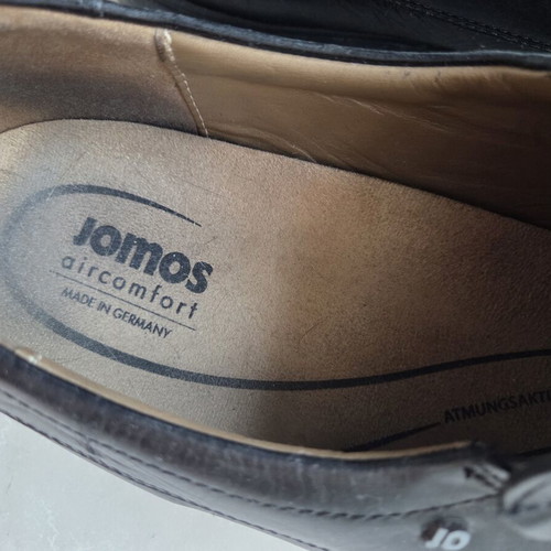 Jomos men's casual shoes size 47 used, black, anatomical insole