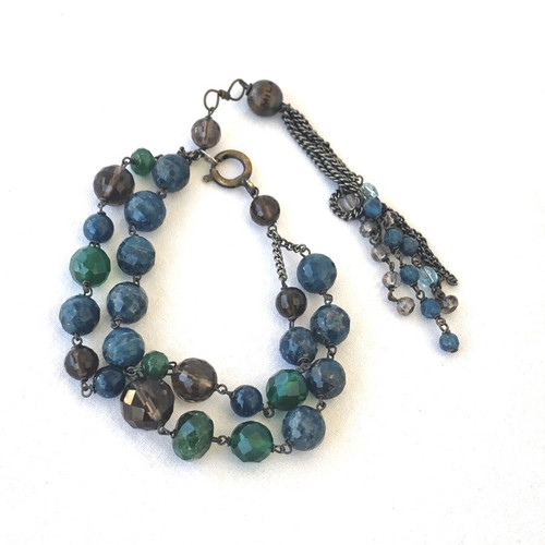 Donatella Pellini Milano Vintage Bracelet with Natural Semi-Precious Stones like new