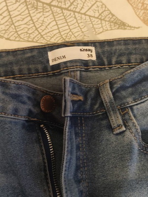 Jeans Sinsay size 38 like new, light blue