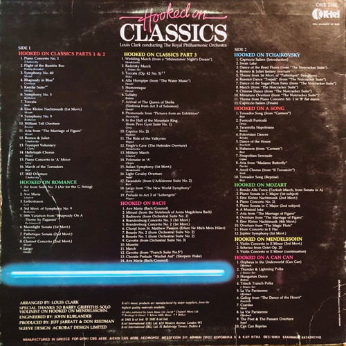 Hooked On Classics LP used 1981