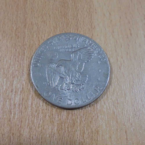 Silver Dollar 1972 with Eisenhower used