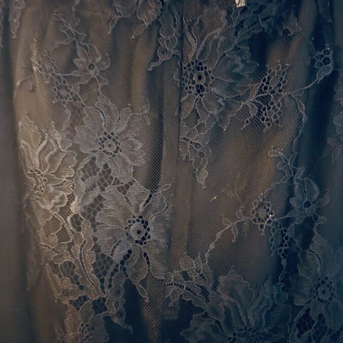 Midi lace skirt Vassia Kostara new, size Medium, black