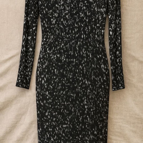 Maxi dress In Wear black and grey, like new, size XL