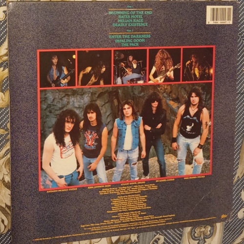 Meliah Rage Kill to Survive vinyl record used, metal, 1988 first edition