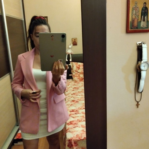 Blazer jacket bright pink small-medium size new