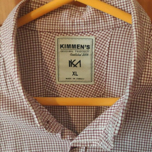 Men's shirt XL white and red like new