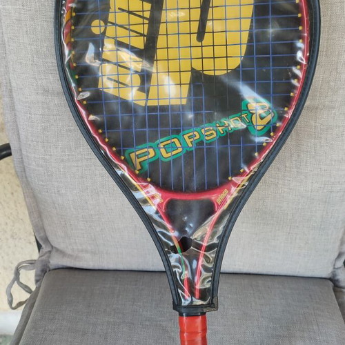 Prince Popshot vintage tennis racket with case, used