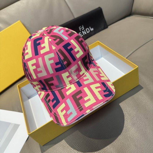 Fendi baseball cap new, white and pink, one size