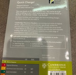 Quick Change used with notes