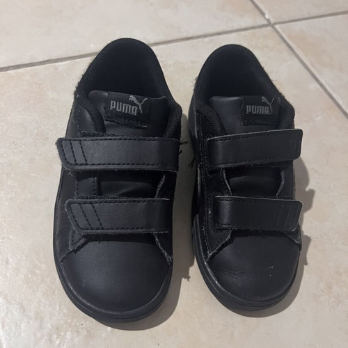 Puma kids' sneakers size 27, black