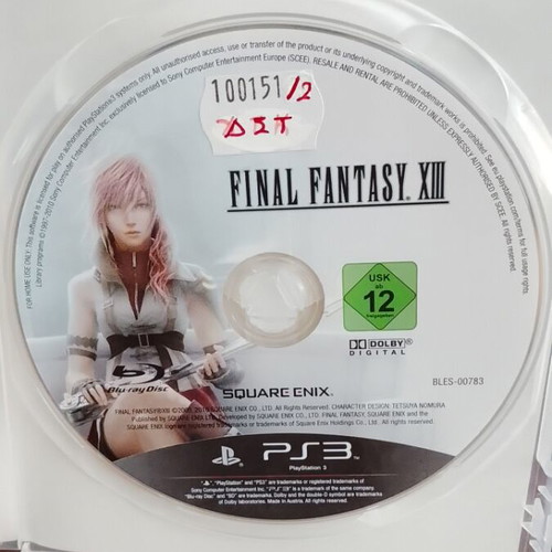 Final Fantasy XIII PS3 game like new with booklet