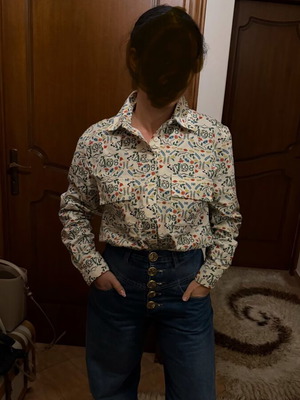 Nadia Rapti shirt like new, comfortable fit, 100% cotton