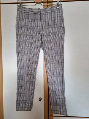 Zara checked pants used, size S