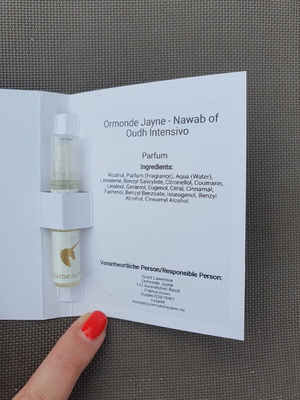 Ormonde Jayne Nawab of Oudh Intensivo Parfum sample 2 ml