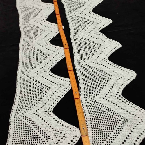 Handmade crochet embroidery like new