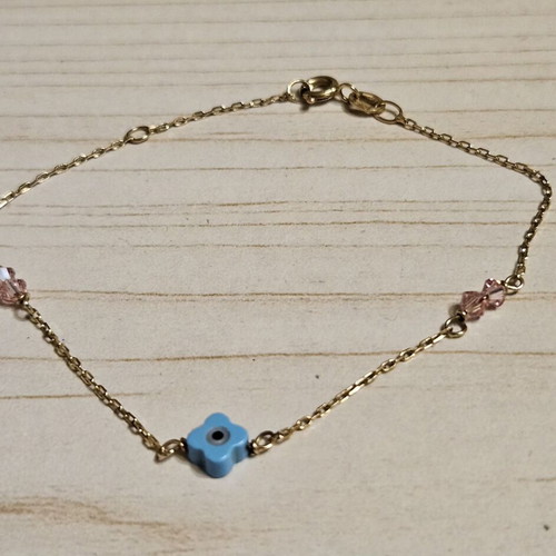 Bracelet made of 14K Italian gold like new, length 18.5 cm