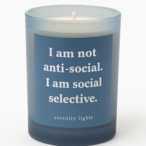 Scented candle with rain aroma new