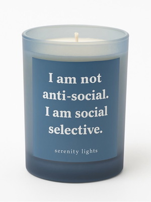 Scented candle with rain aroma new
