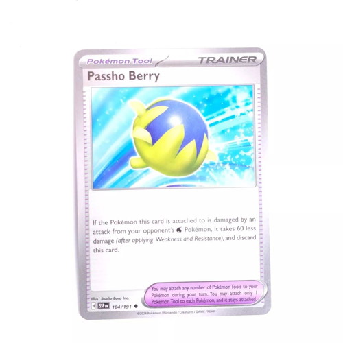 Passho Berry Pokemon collectible card new
