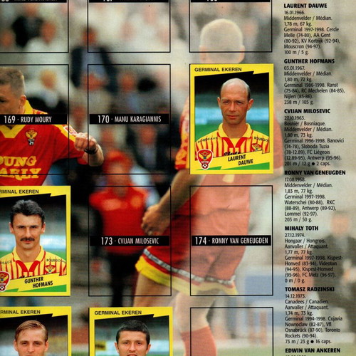 Panini Belgium Football 1998 album like new with 100+ stickers