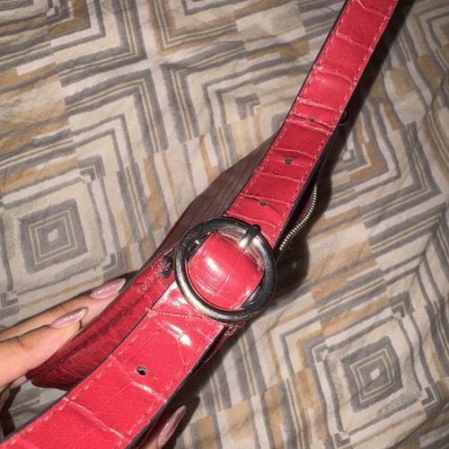 Stradivarius mini red shoulder bag