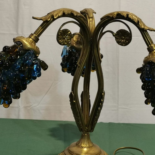Bronze lamp used, vintage 1960