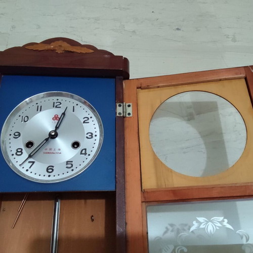 Wooden Vintage Wall Pendulum Clock