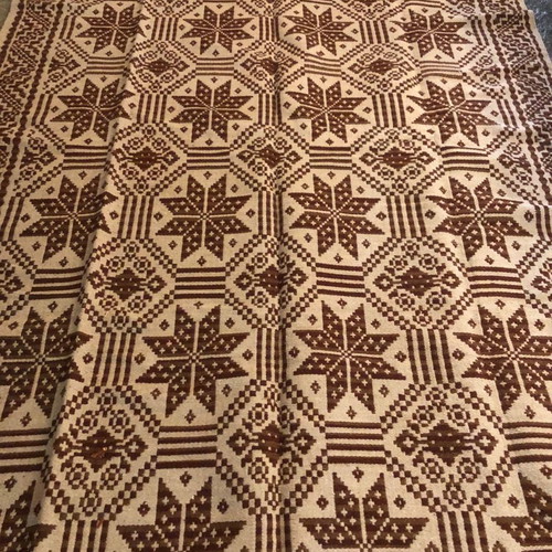 Traditional wool rug brown shade new 1.90x2.60m