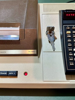 Texas Instruments TI-59 και Printer PC-100C μεταχειρισμένα με προβλήματα