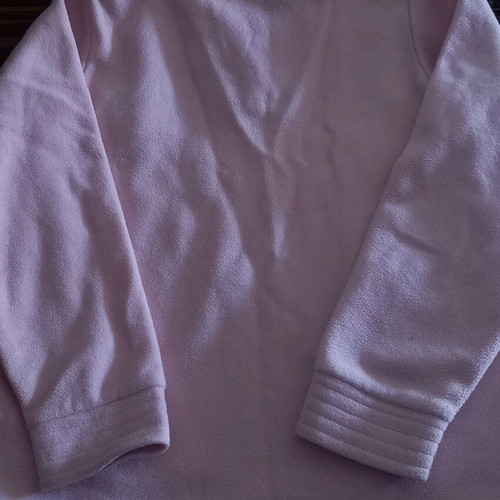 Fleece like new, soft pink for 12-year-old girls